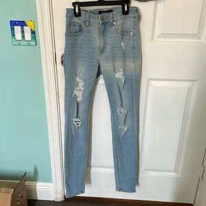 High rise jeggings